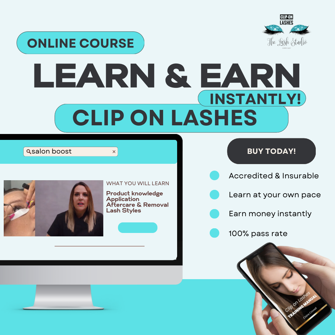Halloween Offer, Clip on lash clusters - Online Course