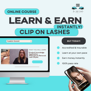 Halloween Offer, Clip on lash clusters - Online Course