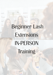 Beginner classic lash extensions - In Person course