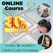 Halloween Offer, Clip on lash clusters - Online Course