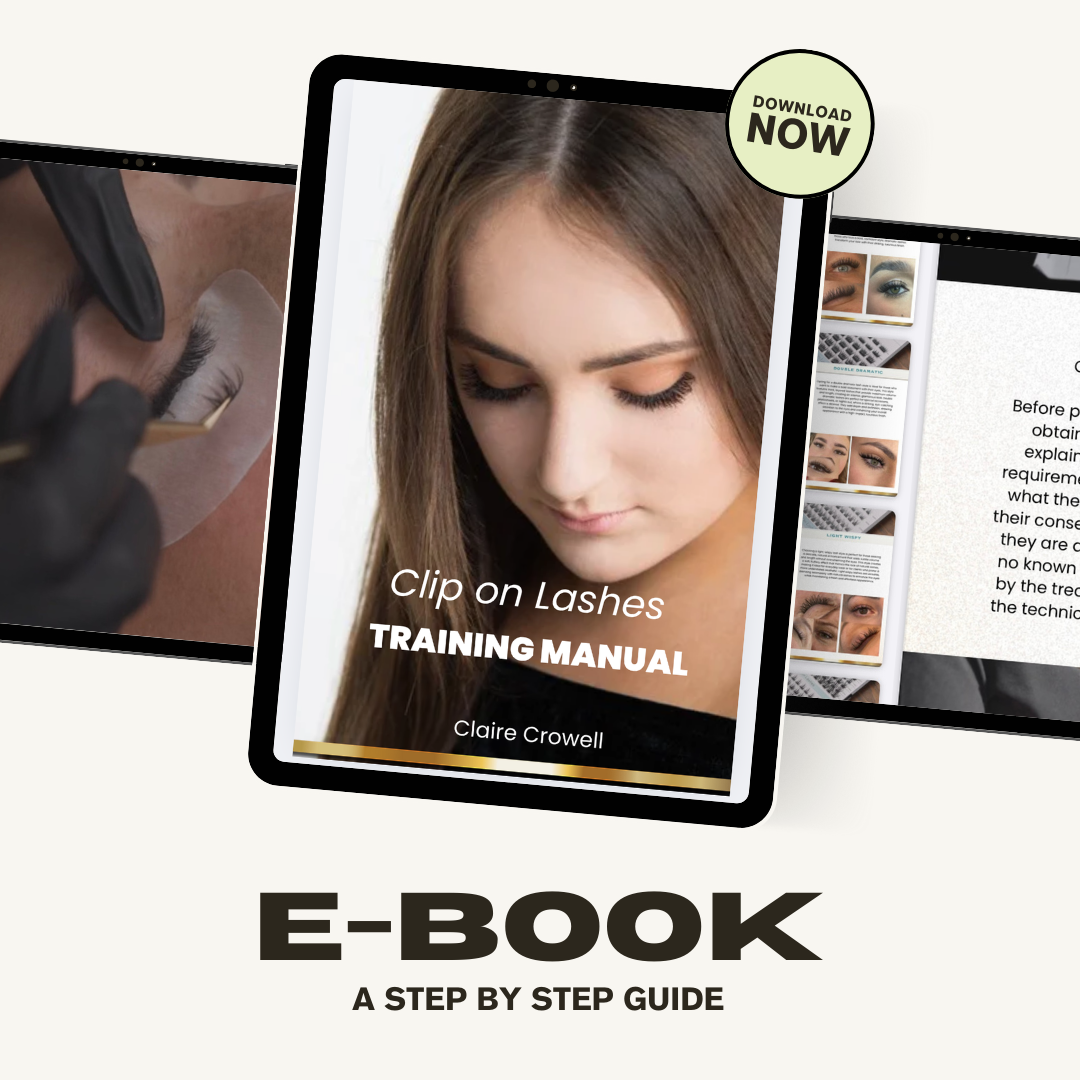Clip-on Lashes Training Manual - E-book