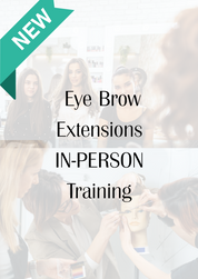 EYEBROW EXTENSIONS TRAINING             IN-PERSON