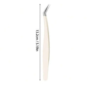 Tweezers and clamps for clip on lashes