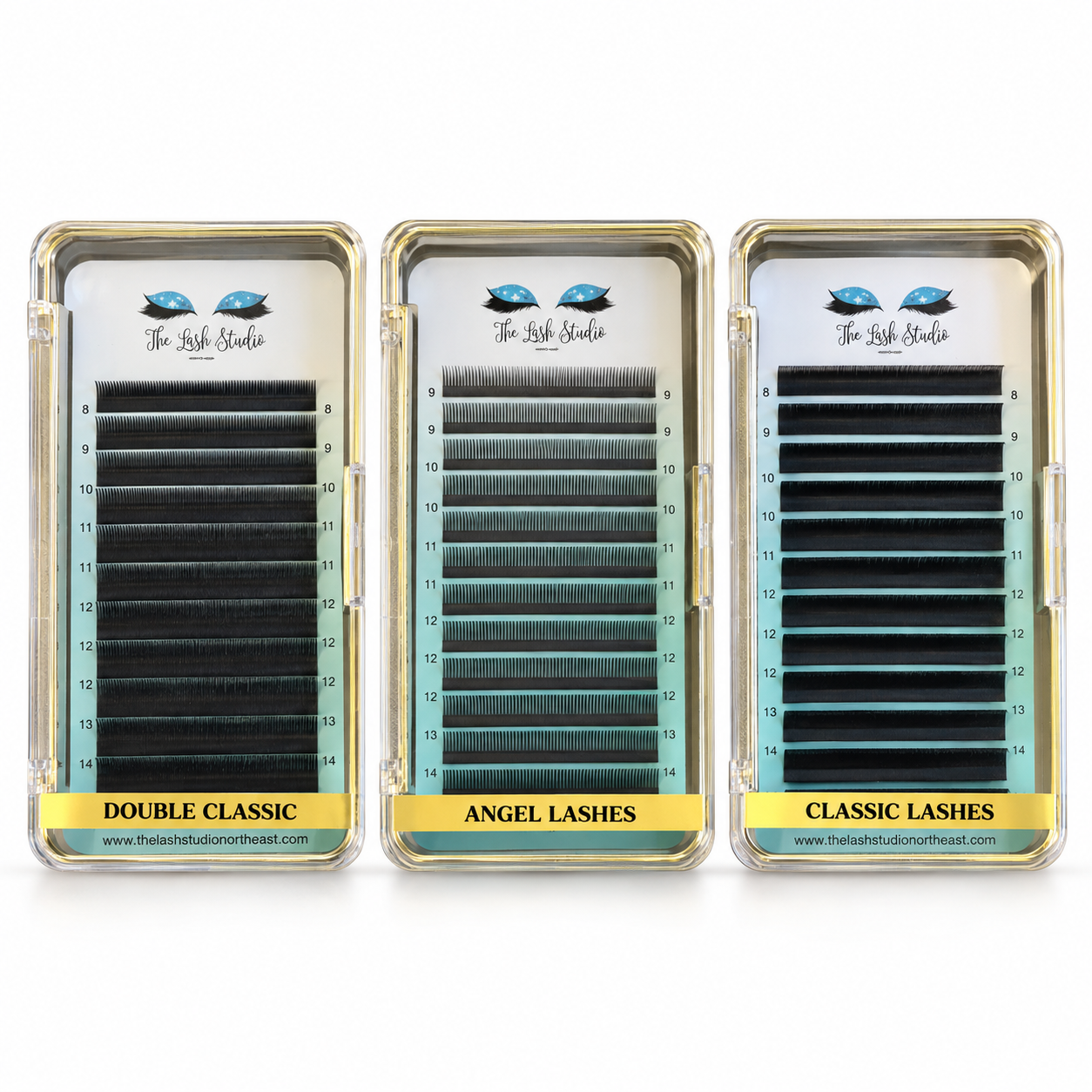 Ultimate Natural Lash Collection – Classic, Double Classic & Angel | 3 Tray Pack