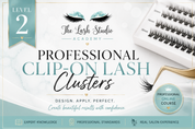 Level 2 Professional Clip (Cluster) Lash Course - Online Training