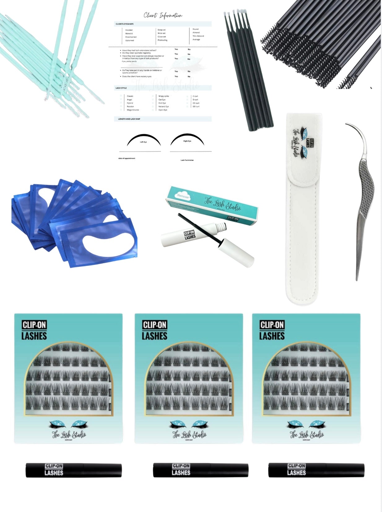 Clip on lash professional starter kit small