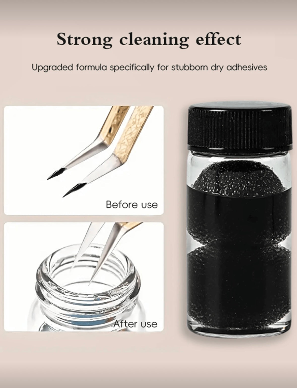 Eyelash Tweezer Cleaner