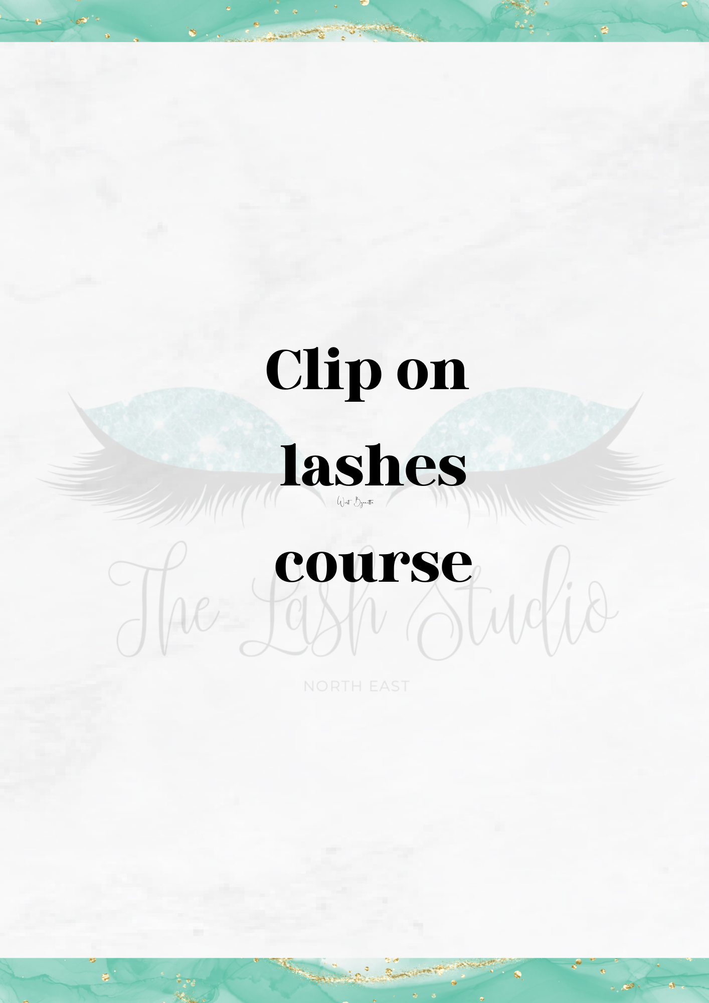 Clip On Lash Course - IN PERSON