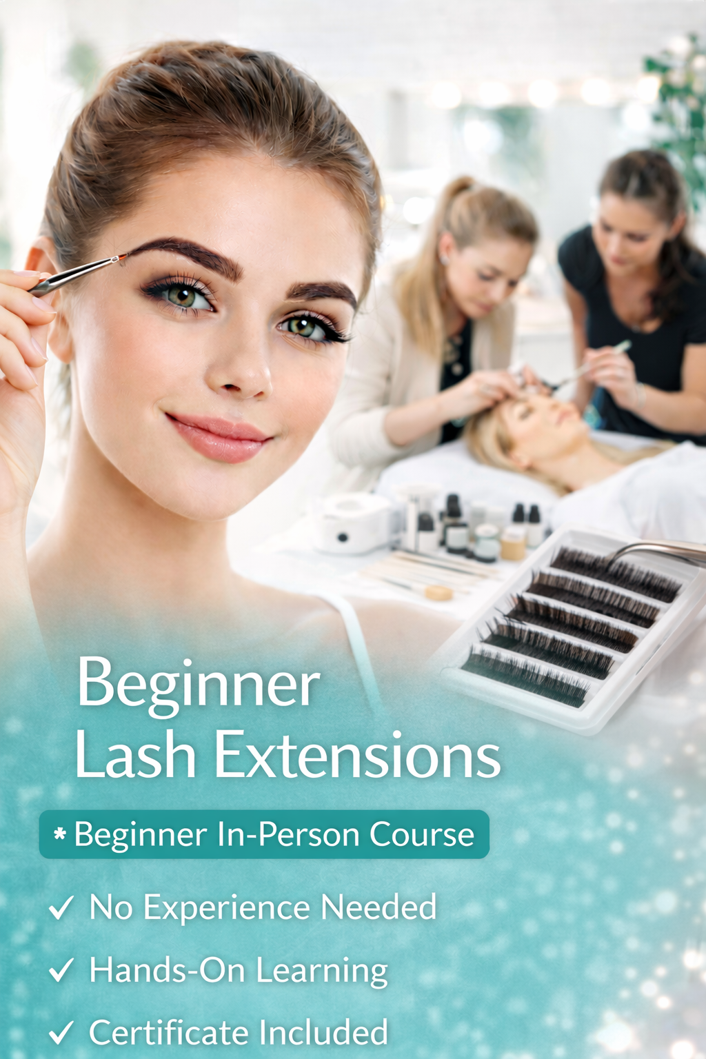 Beginner classic lash extensions - In Person course