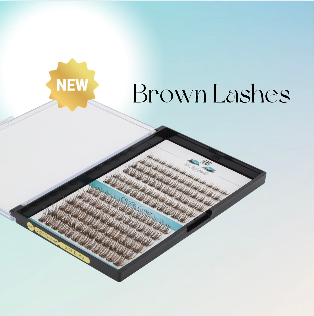 Brown Lash Clusters